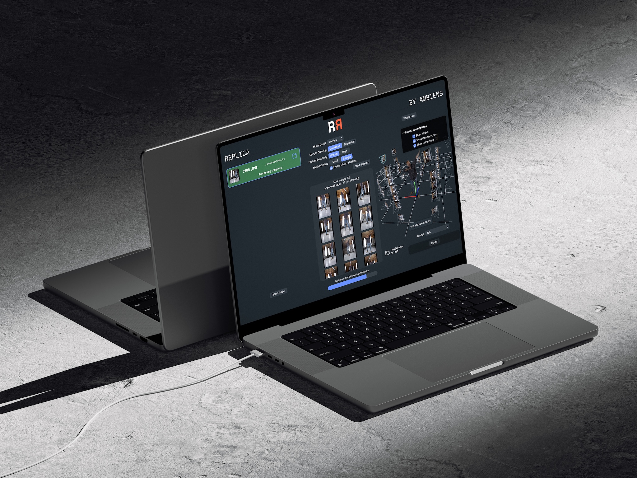 Replica App Interface